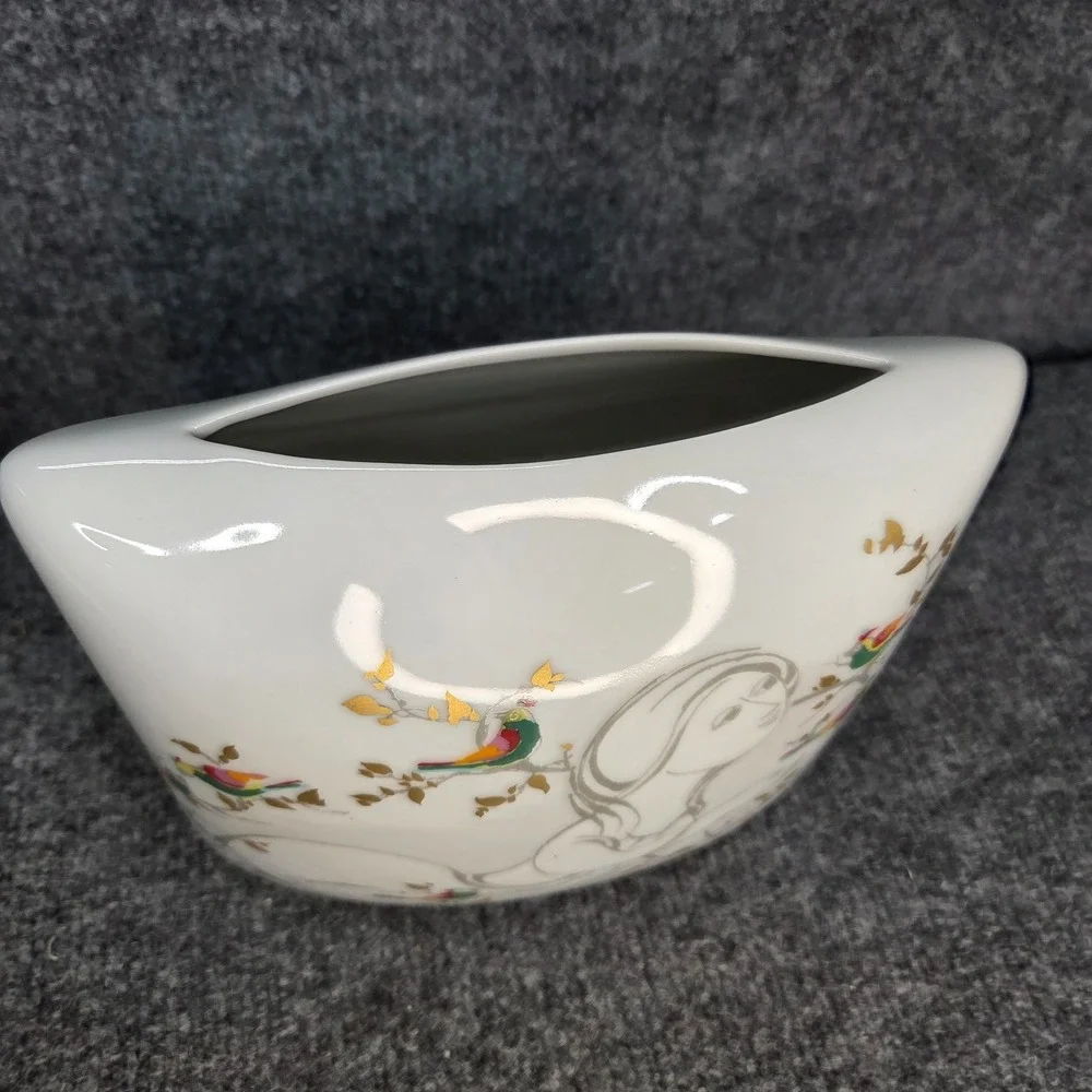 Rare Vintage Bjorn Wiinblad Rosenthal Porcelain Pillow Vase - Germany Love Story
